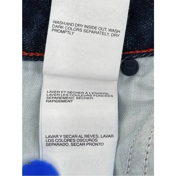 Tommy Hilfiger Women's Low Rise Dark Wash Bootcut Denim Jeans Size 4R - 28W - Picture 6 of 13